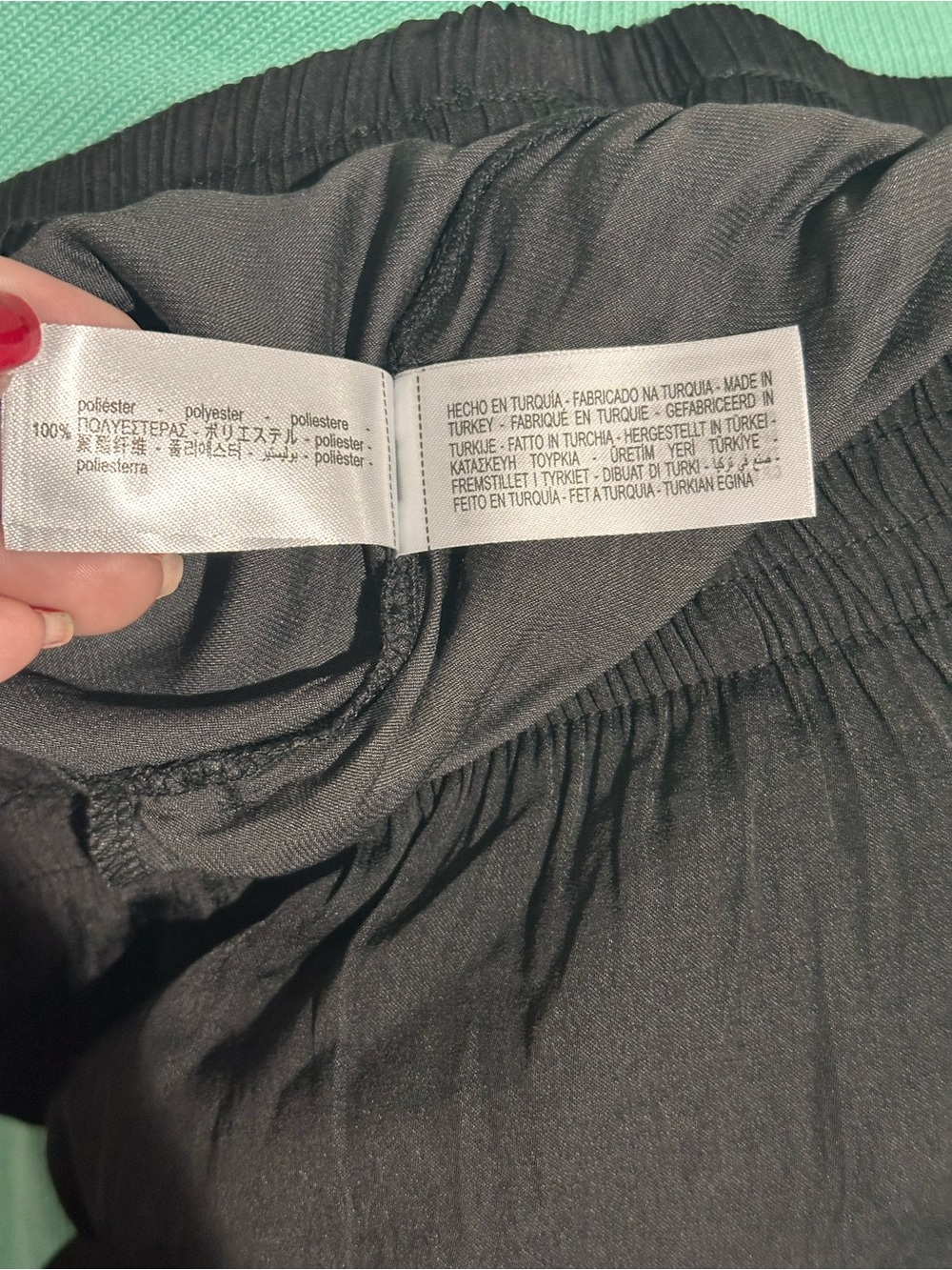 Zara Black Wide-Leg Palazzo Pants - Picture 4 of 9